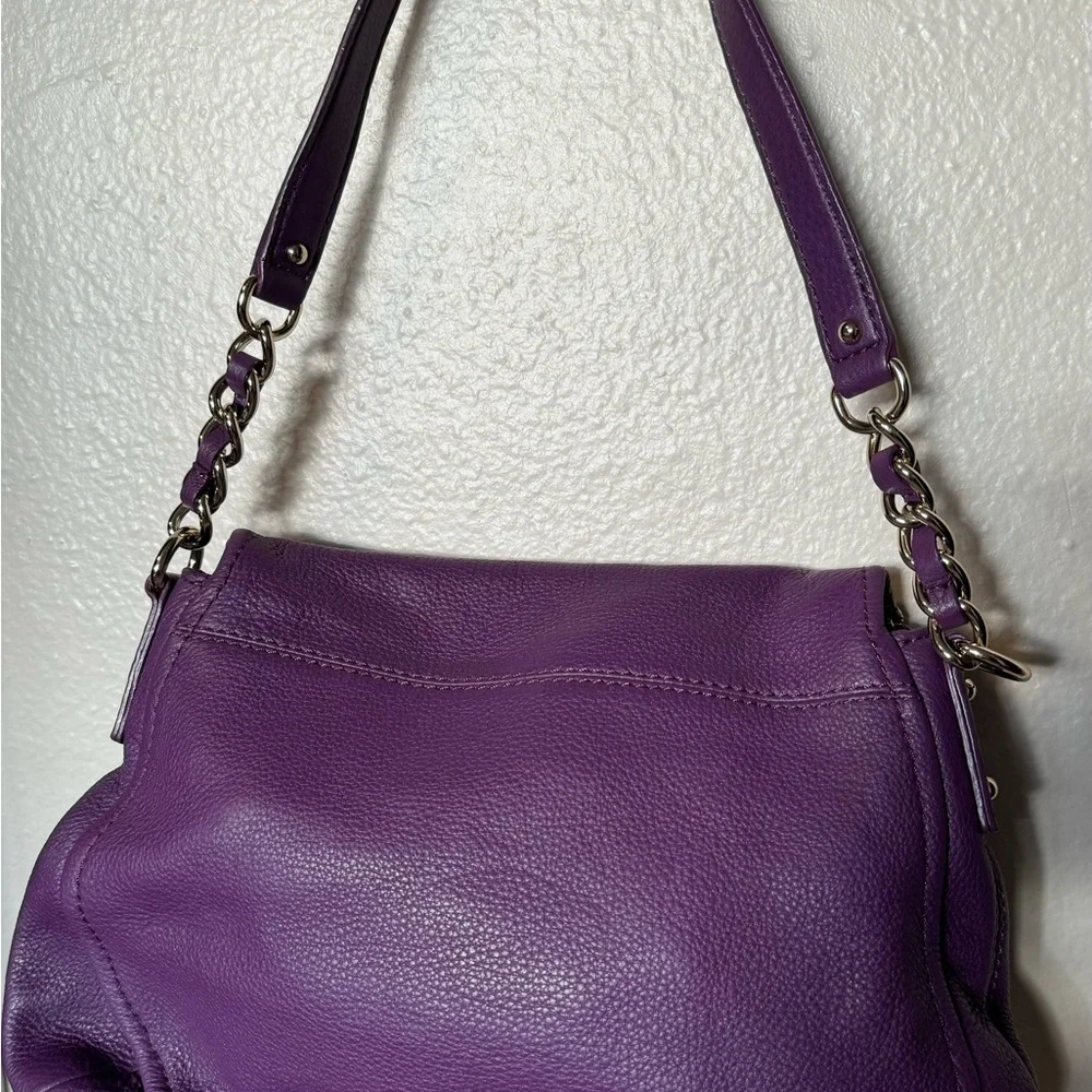Kate Spade Purple Leather Shoulder Bag - Picture 3 of 9